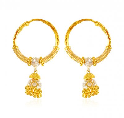 22kt Gold  Hoop Earrings ( Hoop Earrings )