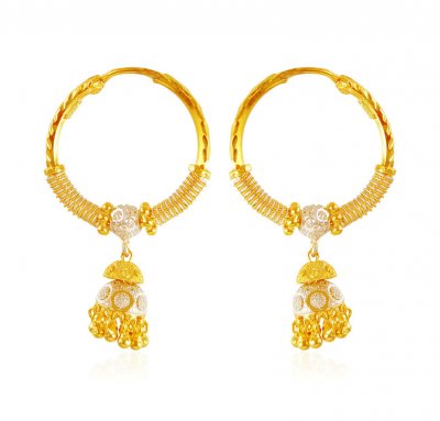 22kt Gold  Hoop Earrings ( Hoop Earrings )