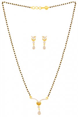 22 kt Gold 2 tone MangalSutra Set ( MangalSutras )