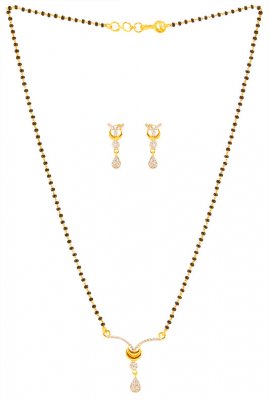 22 kt Gold 2 tone MangalSutra Set ( MangalSutras )