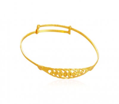 22k Gold Kids Kada ( Baby Bangles )