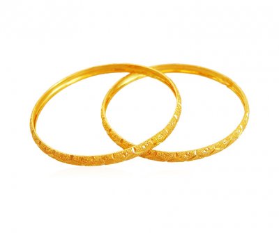 Gold Baby Bangles (Pair) ( Baby Bangles )