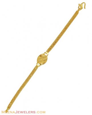 22k Shiny Kids Bracelet ( 22Kt Baby Bracelets )