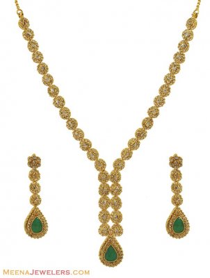 Gold Diamond Necklace Sets ( Diamond Necklace Sets )