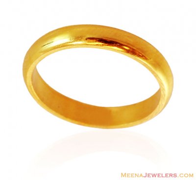 22K Gold Thin Band ( Wedding Bands )