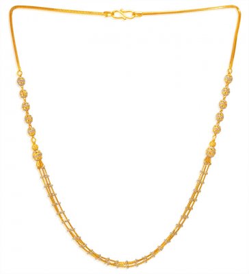 22kt Gold Fancy Layer Chain ( 22Kt Gold Fancy Chains )