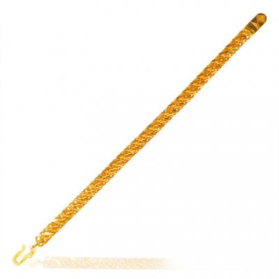 22kt Gold Mountain Style Bracelet ( Men`s Bracelets )