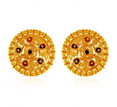 22 KT Gold Meenakari Tops ( 22 Kt Gold Tops )