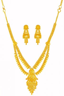 22KT Gold Light Necklace Set  ( Light Sets )