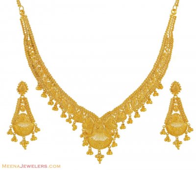 22kt Plain Gold Set ( 22 Kt Gold Sets )