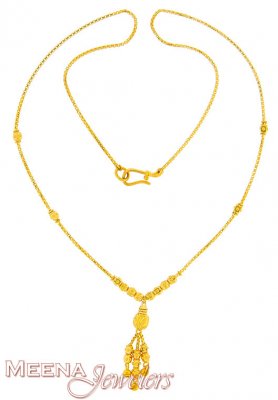 Gold Dokya Chain ( 22Kt Gold Fancy Chains )