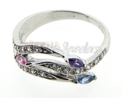 18 Kt White Gold Ladies Rings ( Ladies White Gold Rings )