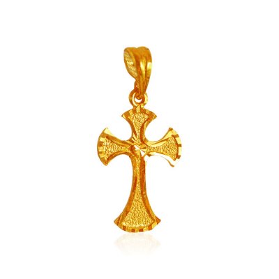22 Karat Gold Cross  Pendant  ( Jesus Cross Pendants )