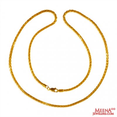 22K Gold Snake Chain ( Plain Gold Chains )