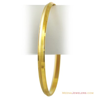 22k Yellow Gold Kada  ( Mens Gold Kada )