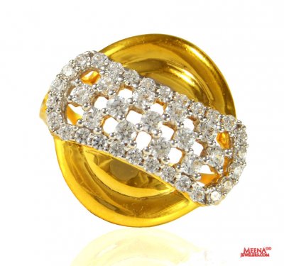 22 kt Sophisticated Oval Ring ( Ladies Signity Rings )
