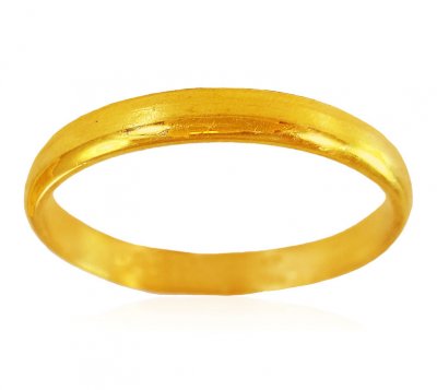 22 Karat Gold Band(Unisex) ( Wedding Bands )