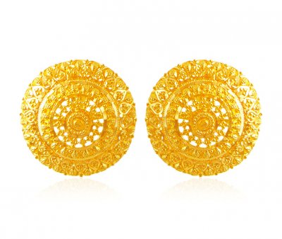 22K Filigree Gold Tops ( 22 Kt Gold Tops )