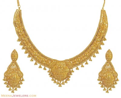 22K Designer Necklace Set ( 22 Kt Gold Sets )