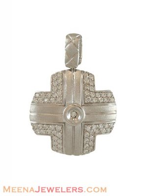 18K White Gold Fancy Pendant ( Fancy Pendants )