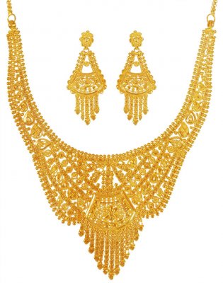 22karat Gold Necklace Set ( 22 Kt Gold Sets )