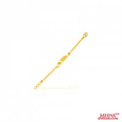 22Kt Gold Baby Bracelet (1 Pc) ( 22Kt Baby Bracelets )