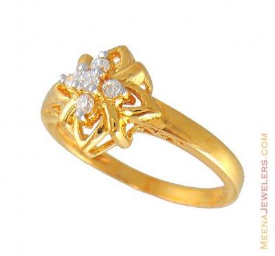 22Kt Gold Ladies Ring ( Ladies Signity Rings )