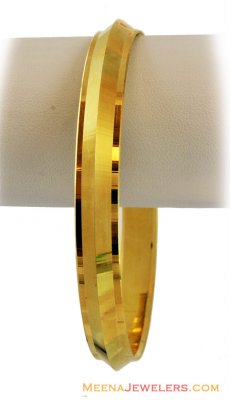 22K Heavy Mens Yellow Gold Kada ( Mens Gold Kada )