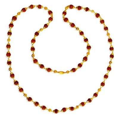 22 Kt Gold Rudraksh Mala ( Men`s Gold Chains )