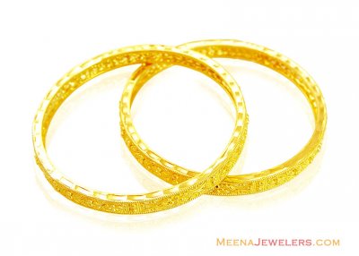 22K Designer Baby Bangles (2 Pcs) ( Baby Bangles )