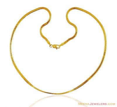 22k Gold Chain for Men ( Plain Gold Chains )