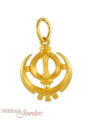 22Kt Khanda Pendant ( Khanda Pendants )