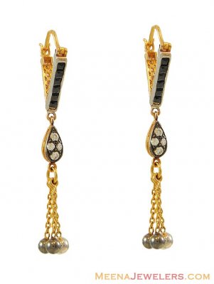 Gold Fancy Earrings (22Kt) ( 22Kt Gold Fancy Earrings )