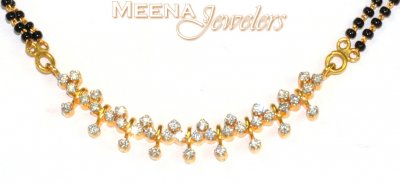 18Kt Gold Diamond Mangalsutra ( Diamond MangalSutras )