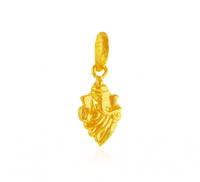 22 Kt Gold Ganesha Pendant ( Ganesh, Laxmi and other God Pendants )