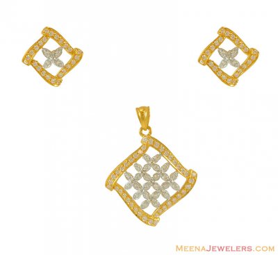 Designer Signity Pendant Set ( Fancy Pendant Set )