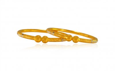 22Kt Gold kids pipe kada ( Baby Bangles )