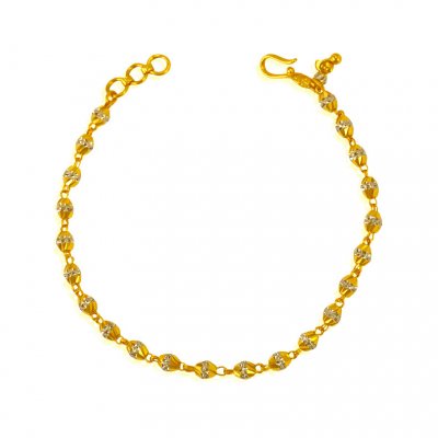 22Kt Gold Fancy Bracelet for Ladies ( Ladies Bracelets )