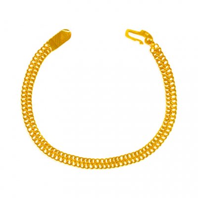 22k Yellow Gold Bracelet For Boys ( Men`s Bracelets )