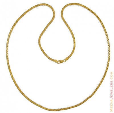 Two Tone Fancy Chain (22 Karat) ( 22Kt Long Chains (Ladies) )