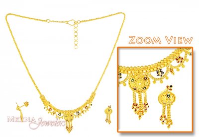 MeenaKari Necklace set ( 22 Kt Gold Sets )