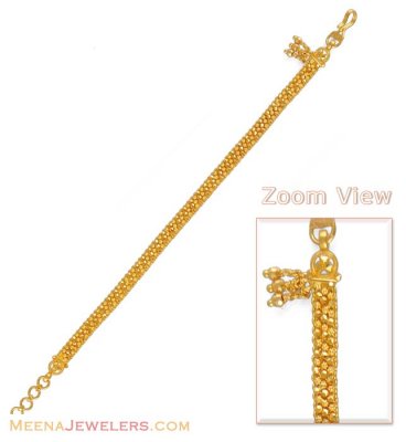 22Kt Gold Ladies Bracelet ( Ladies Bracelets )