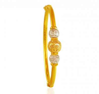 Two Tone Kada 22 Karat Gold ( Kadas )