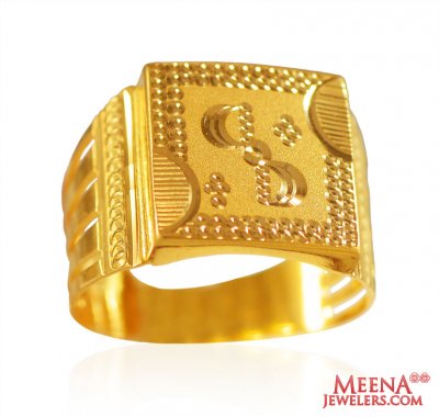 22 Karat Gold Mens Ring ( Mens Gold Ring )