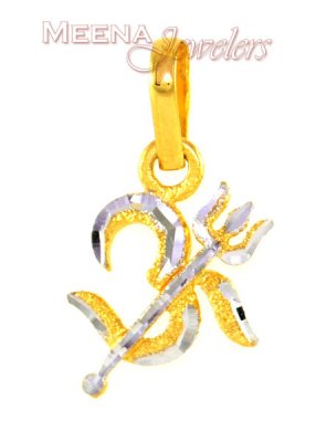 Om Pendant with Trishul ( Om Pendants )