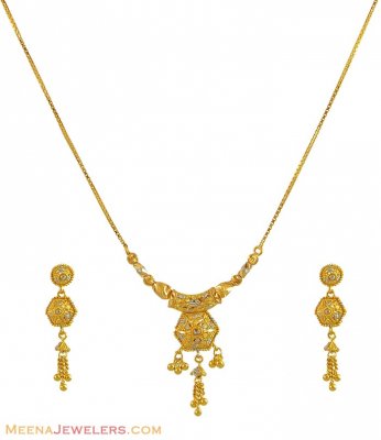 Two Tone Necklace Set ( Light Sets )