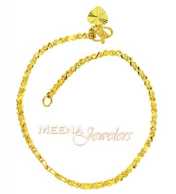 22Kt Gold Ladies Bracelet ( Ladies Bracelets )