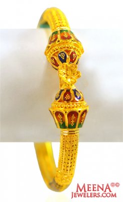 22Kt Gold Meenakari Kada (1PC) ( Kadas )