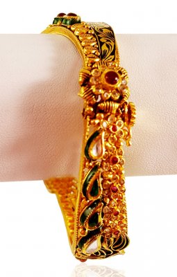 22kt Gold Antique Kada (1 pc) ( Kadas )