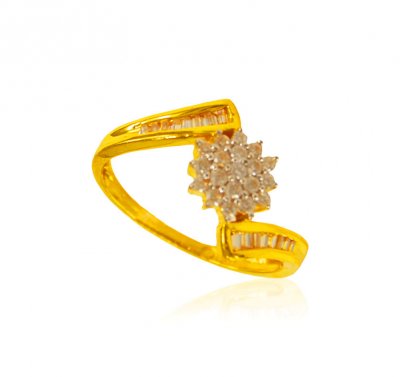 22K Gold Fancy Ring ( Ladies Signity Rings )